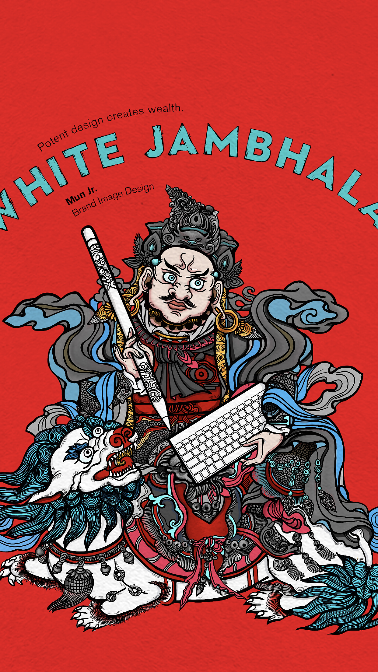 设计师就是财神（图ZMTQwMDEzMDY0） - 艺术插画 - 站酷设计师MunJr品牌设计原创素材 - 站酷ZCOOL