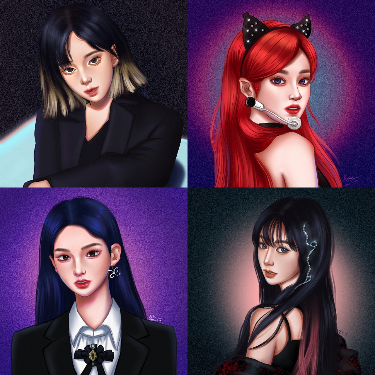 aespa成员合集 人物头像