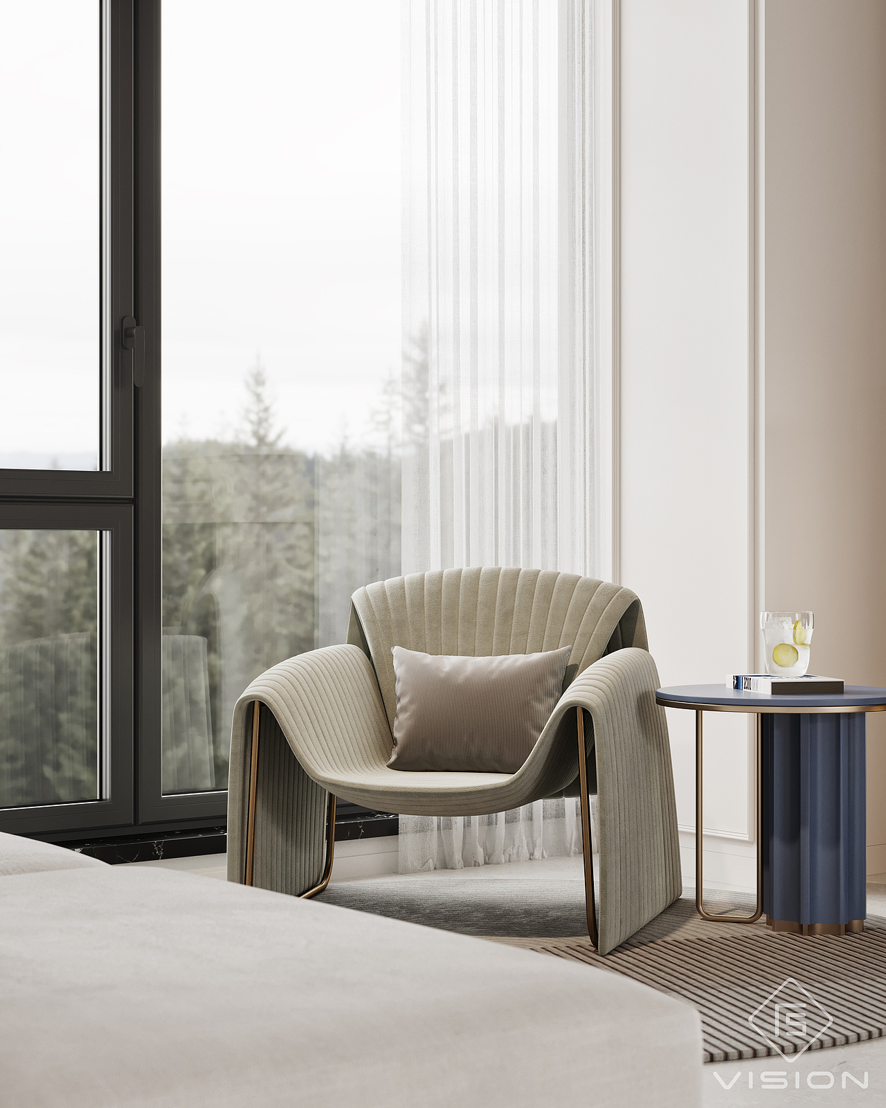 天空是蔚蓝色，窗外有千纸鹤。（图ZMzA0OTExMzk2） - 家装设计 - 站酷设计师郭奈何原创素材 - 站酷ZCOOL