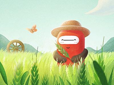 浙商银行节气插画