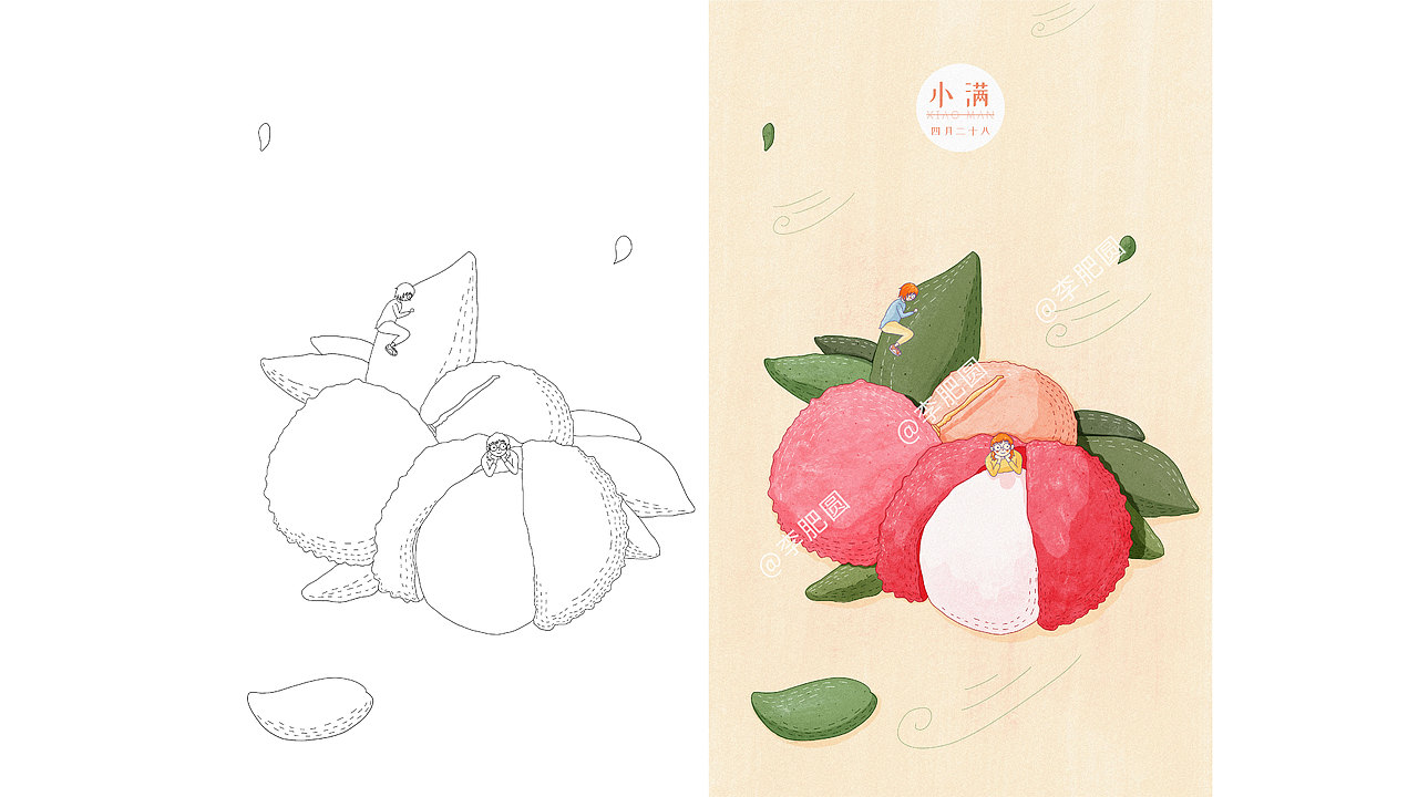 吃货的二十四节气-下（图ZMTY4OTI4NzQ4） - 创作习作 - 站酷设计师大梨鸭原创素材 - 站酷ZCOOL