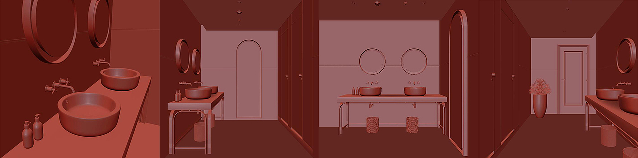 酒店卫生间（图ZMjM2NzMxODIw） - 家装设计 - 站酷设计师烧饼干原创素材 - 站酷ZCOOL