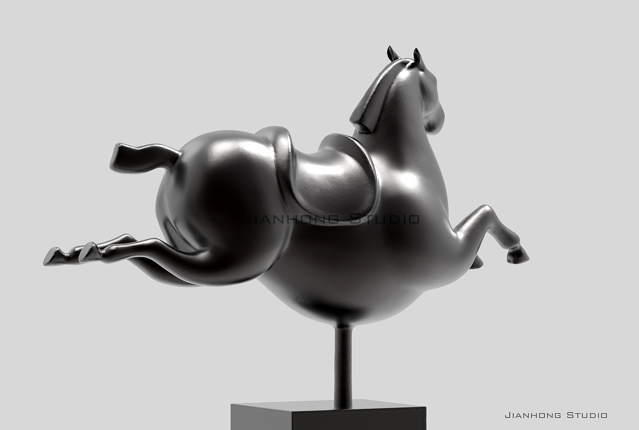 《跃》Leap ！（图ZMTQ0NTQzOTU2） - 雕塑 - 站酷设计师周鉴鸿_雕塑原创素材 - 站酷ZCOOL