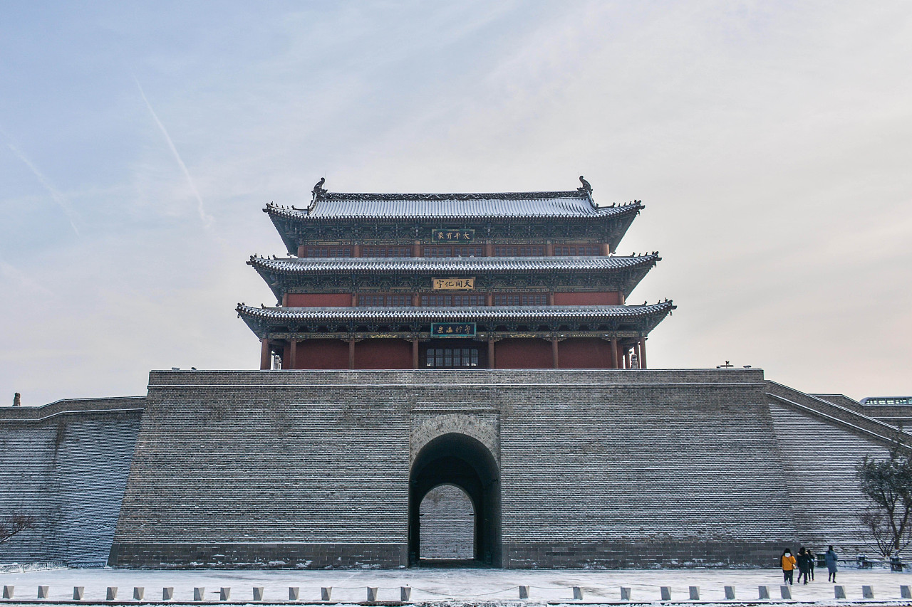 雪后的大同古城墙（图ZMTg3ODUzNTc2） - 风光摄影 - 站酷设计师三味8674原创素材 - 站酷ZCOOL