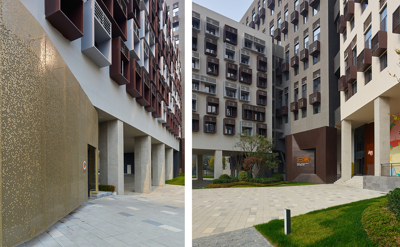 西安泊寓高新店导视及环境图形