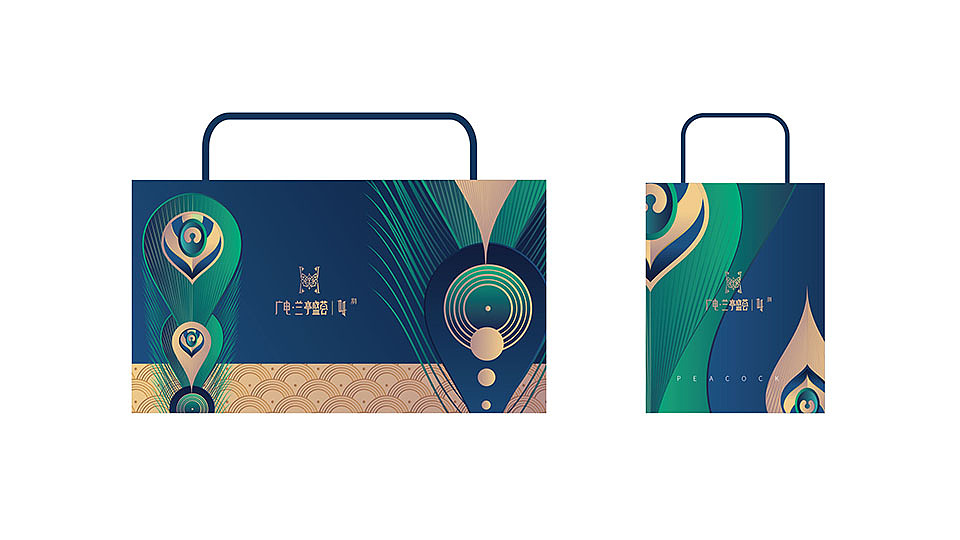 孔雀主题VI构成（图ZMTU4MTI3MzQ0） - 品牌 - 站酷设计师龙哥给点力原创素材 - 站酷ZCOOL