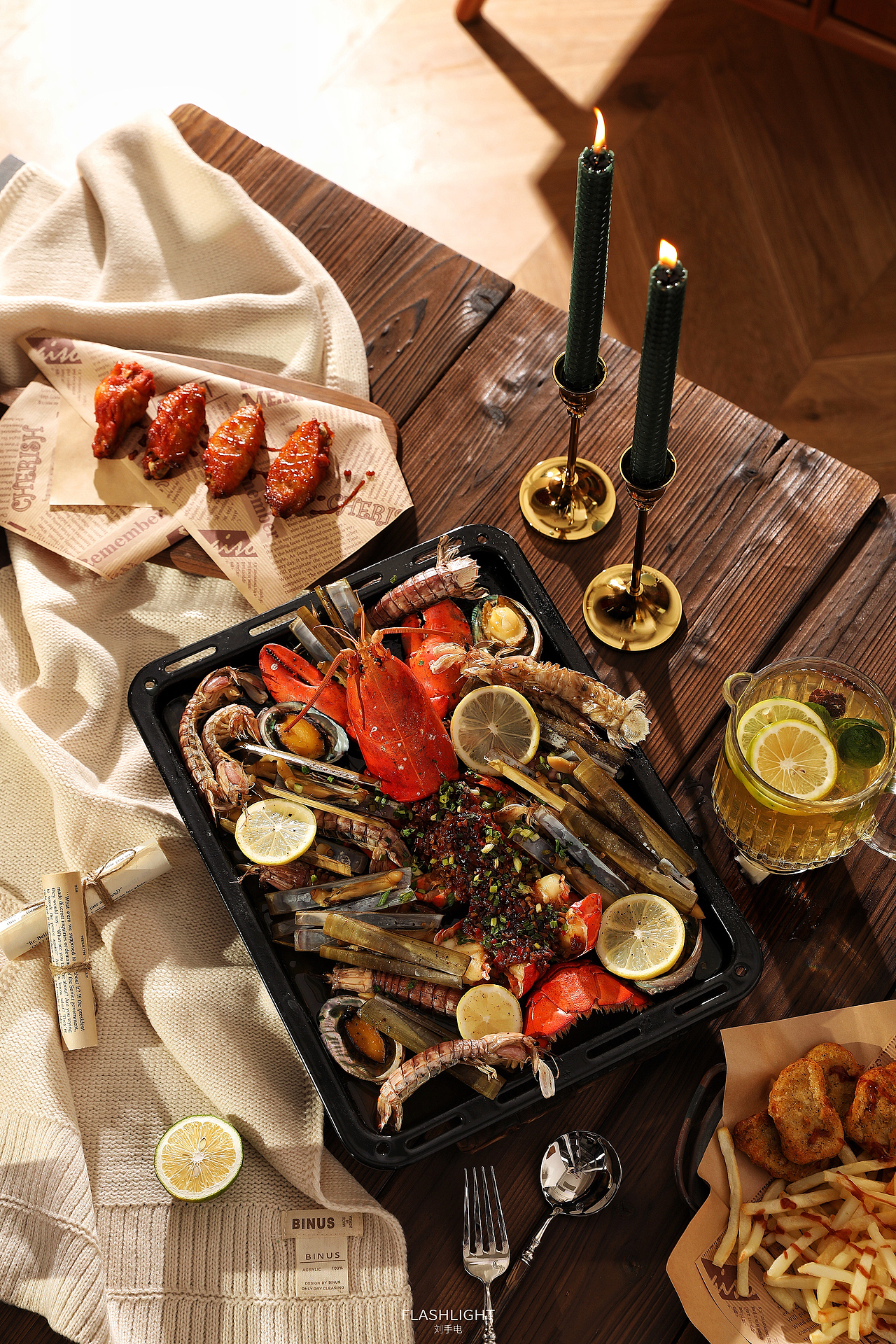 美食摄影 | 波士顿龙虾 海鲜大咖 炸鸡薯条 菜单（图ZMjg0NzA3NTky） - 美食摄影 - 站酷设计师刘手电视務所原创素材 - 站酷ZCOOL