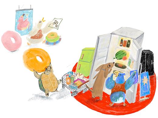 狗和乌龟逛市场-已出版项目节选