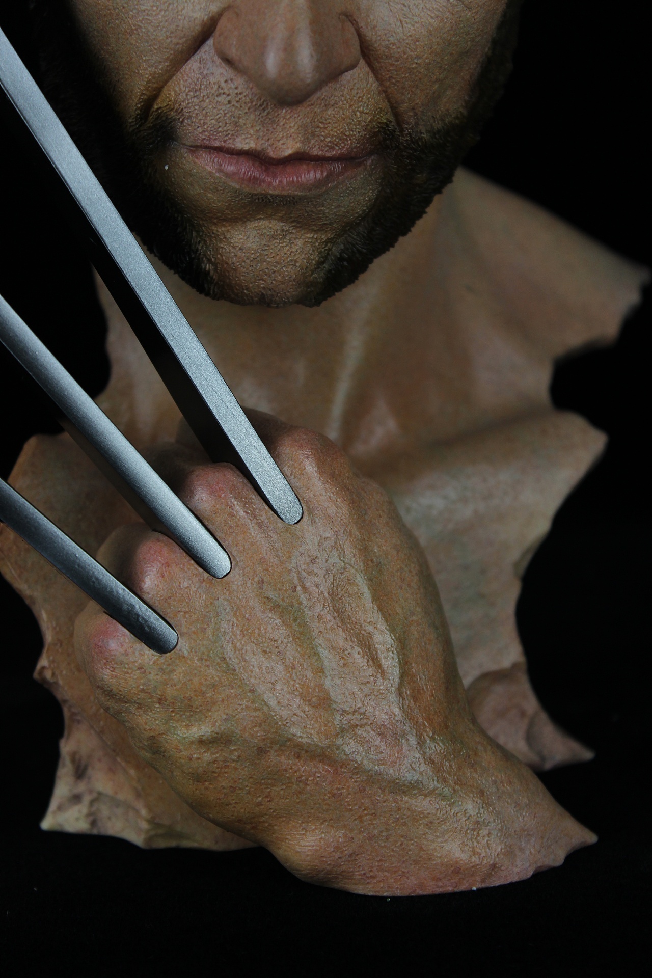 x-men 金刚狼 胸像|手工艺|手办/模玩|子鹜的夏天 - 原创作品 - 站酷