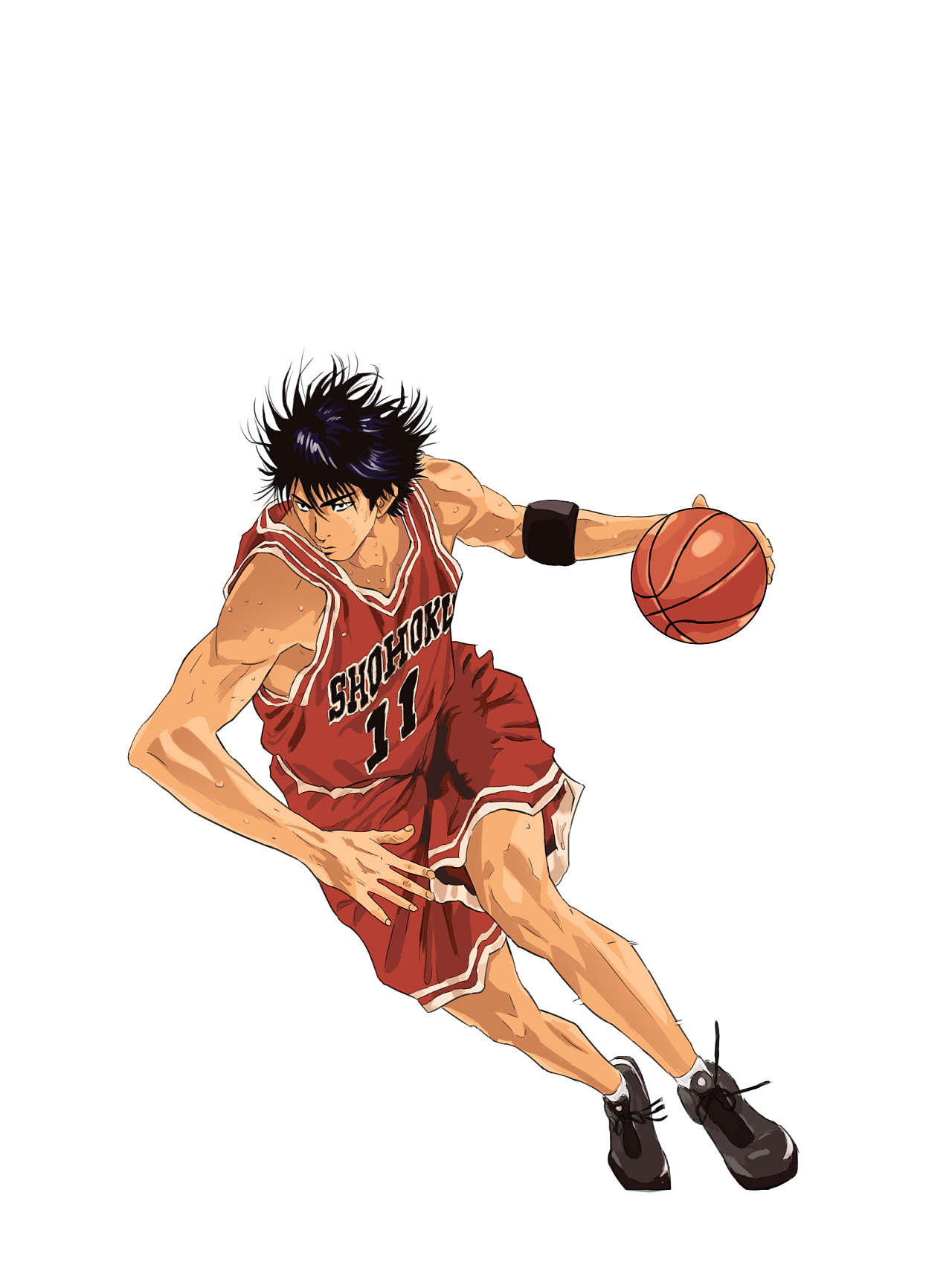 经典漫画《灌篮高手》流川枫 电脑手机壁纸|插画|商业插画|airfat