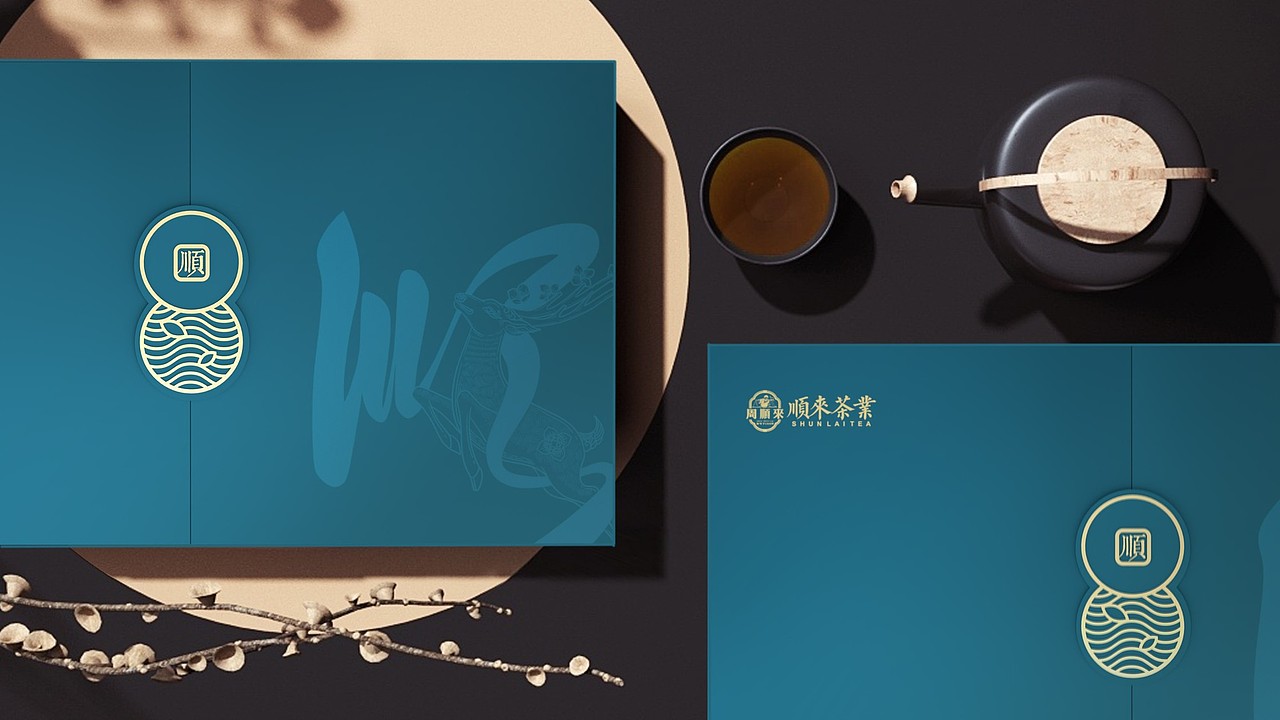 周顺来茶叶礼盒包装（图ZMjY3NzU5MDk2） - 包装 - 站酷设计师wodong0518原创素材 - 站酷ZCOOL