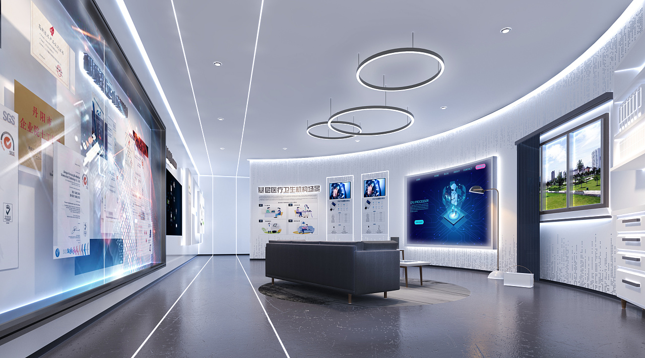 科技医疗展厅|空间|展陈设计|司徒小镇 - 原创作品 - 站酷 (zcool)