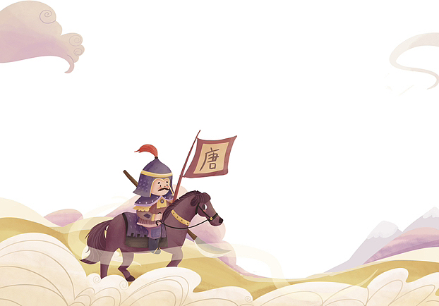 部分古诗稿子配图