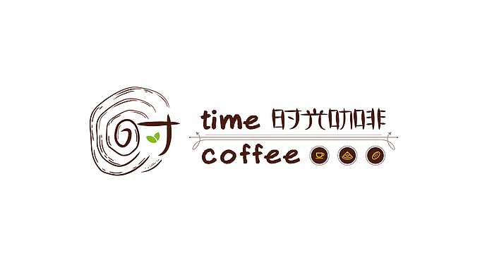 时光咖啡|平面|logo|无药可救的_girl - 原创作品 - 站酷 (zcool)