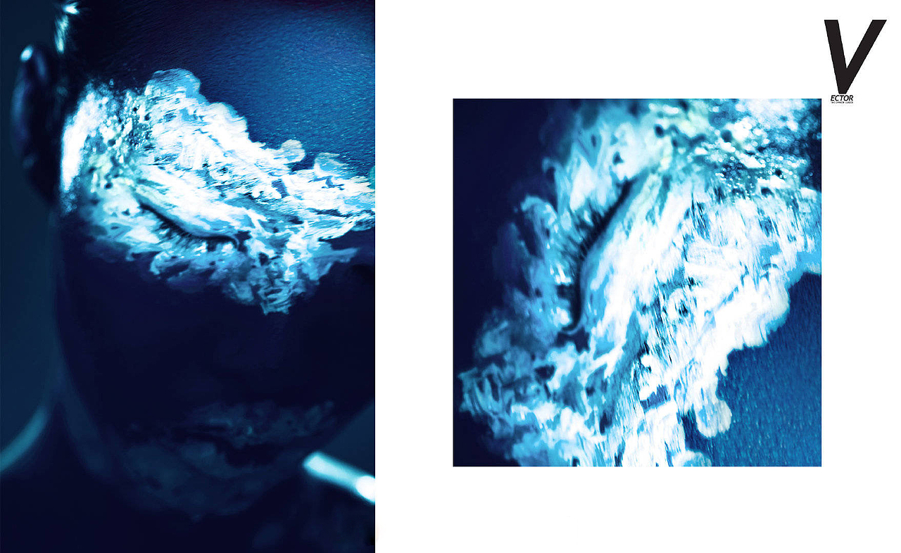 摄影杂志妆面创作 《白日梦蓝》（图ZMjEzOTczODI0） - 修图/后期 - 站酷设计师摄影后期姜楚原创素材 - 站酷ZCOOL