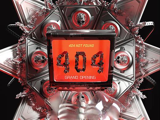 404 NO TFOUND 开业海报