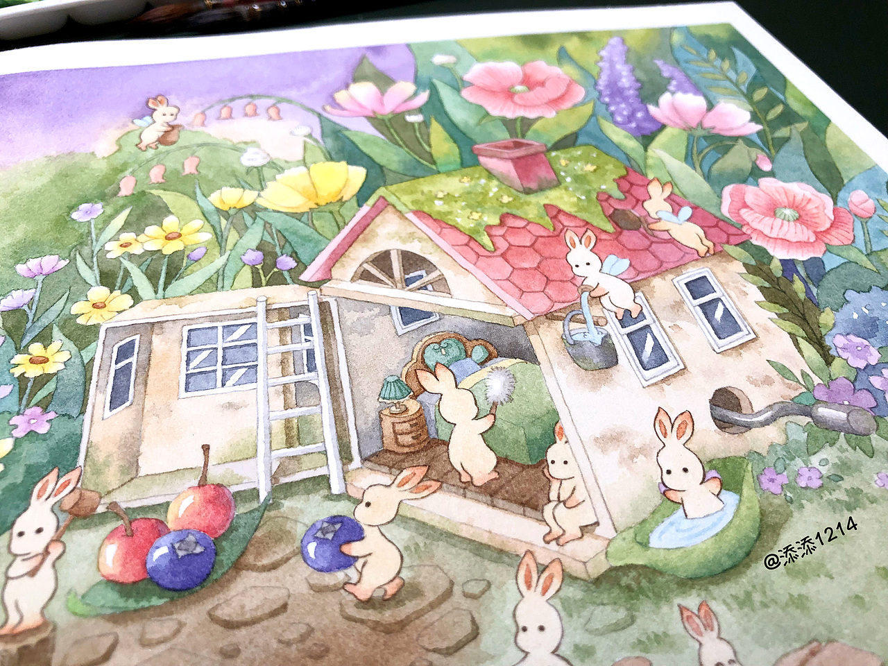 向往的生活-精灵篇(含水彩步骤)