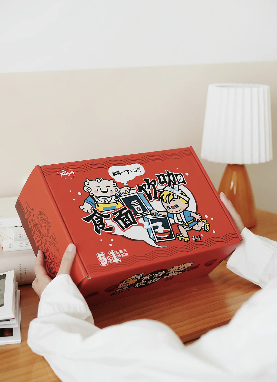 永璞x出前一丁 食面饮咖礼盒包装设计