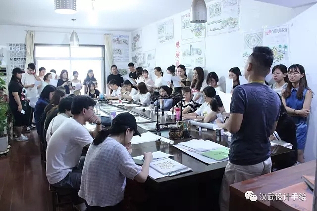 汉武手绘 环艺 建筑 规划 平面 动画 数码 工业设计手绘培训