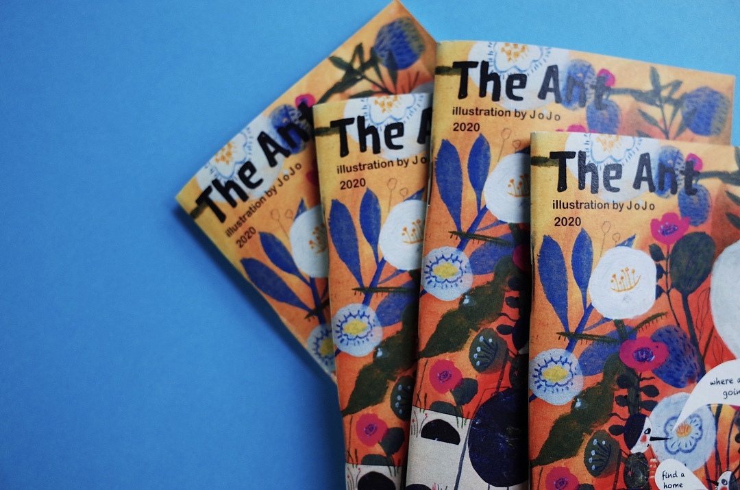 ZINE 原创手绘拼贴画册《THE ANT》