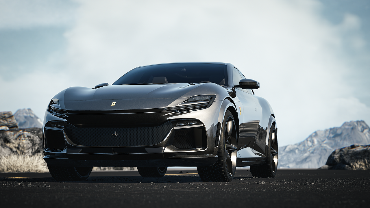 Ferrari Purosangue CGI