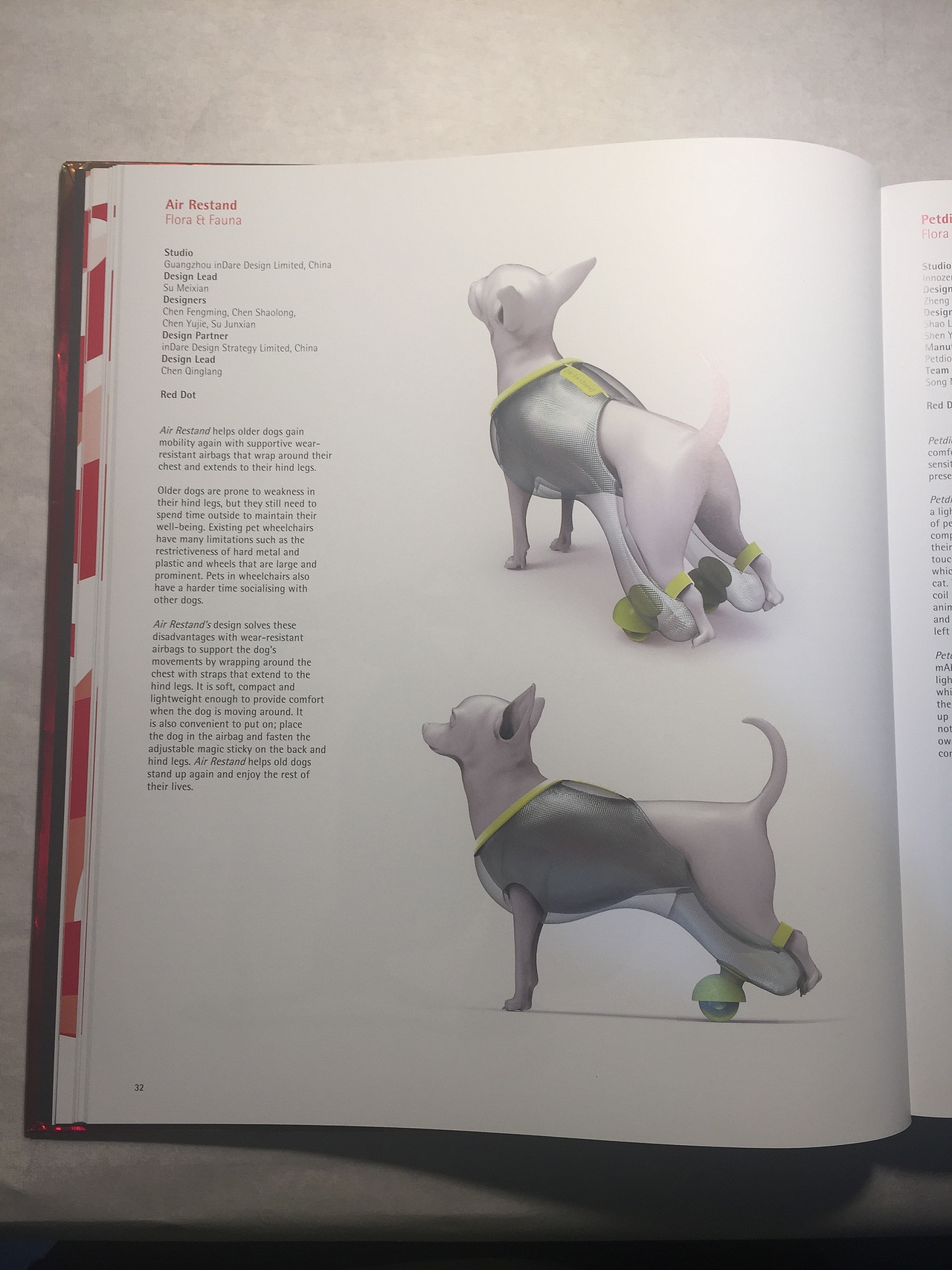 红点概念奖:充气狗轮椅 Air Restand