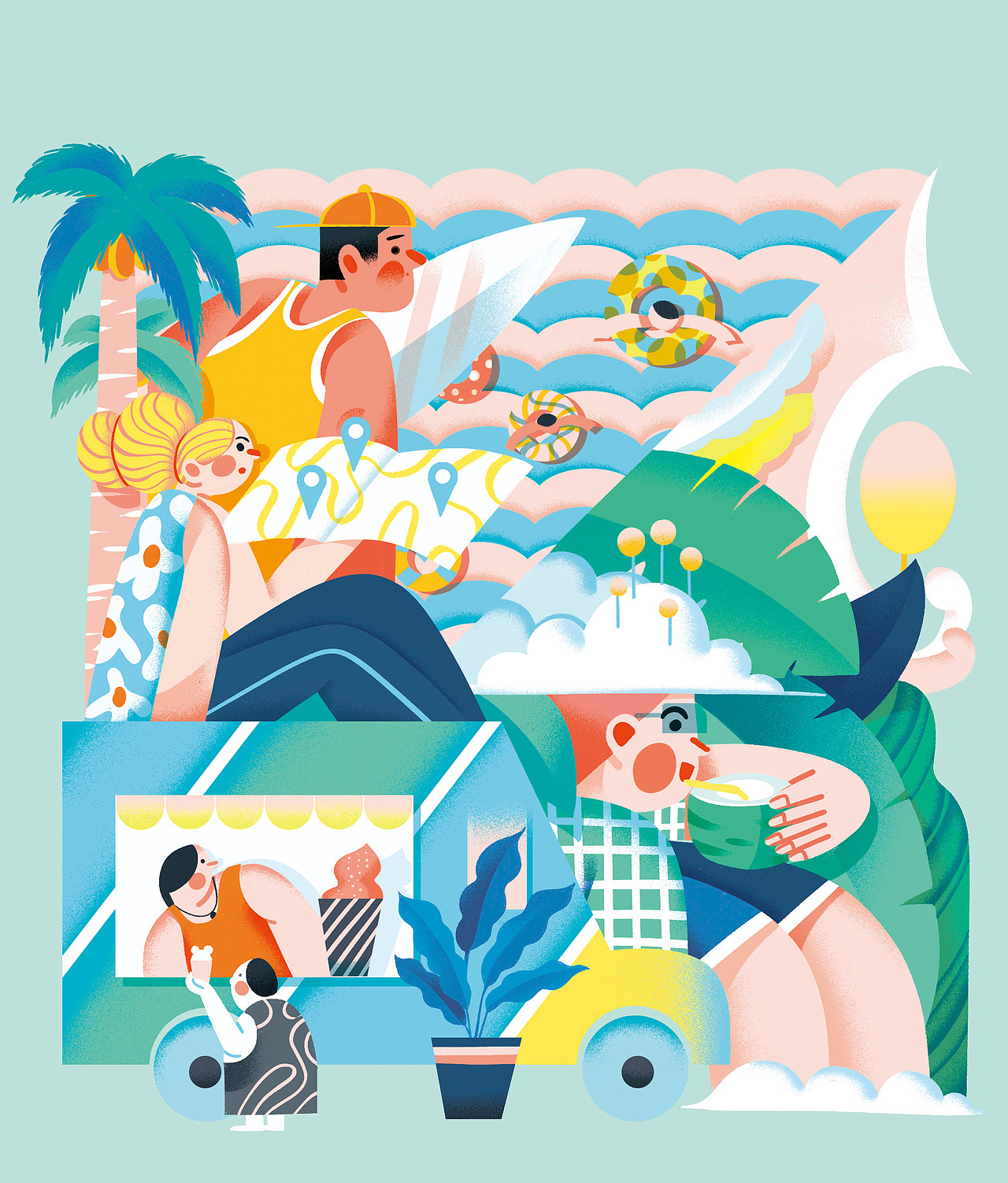 2021年中插画总结