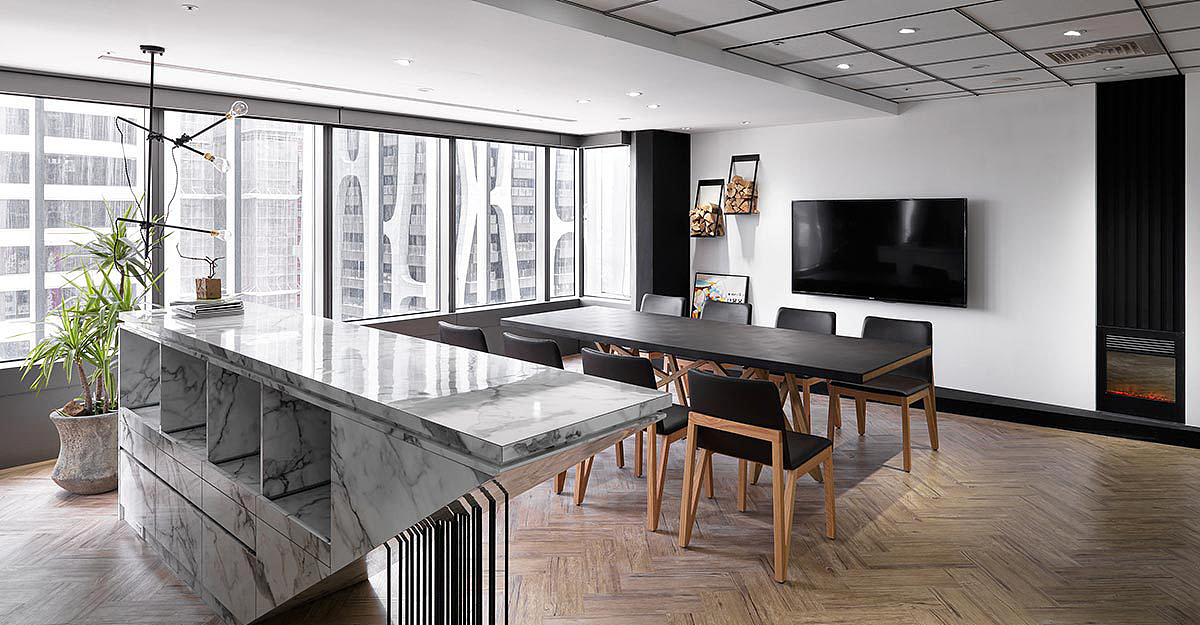 郑州律师办公室装修公司-时尚简约的律师事务所设计图