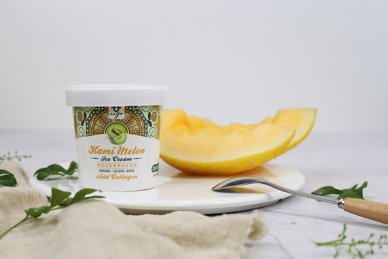 一组冰淇淋外包装设计