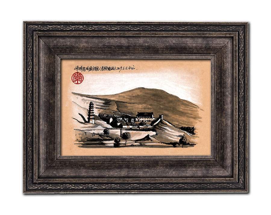 手绘邯郸老建筑