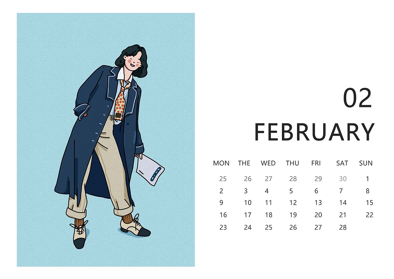 描邊風(fēng)格日歷（圖ZMjY4MzkyODY0） - 創(chuàng)作習(xí)作 - 站酷設(shè)計(jì)師會(huì)繪畫屋原創(chuàng)素材 - 站酷ZCOOL