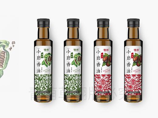 芝麻油瓶贴设计包装设计