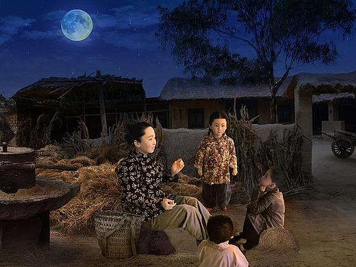 听妈妈讲故事-陈列馆场景