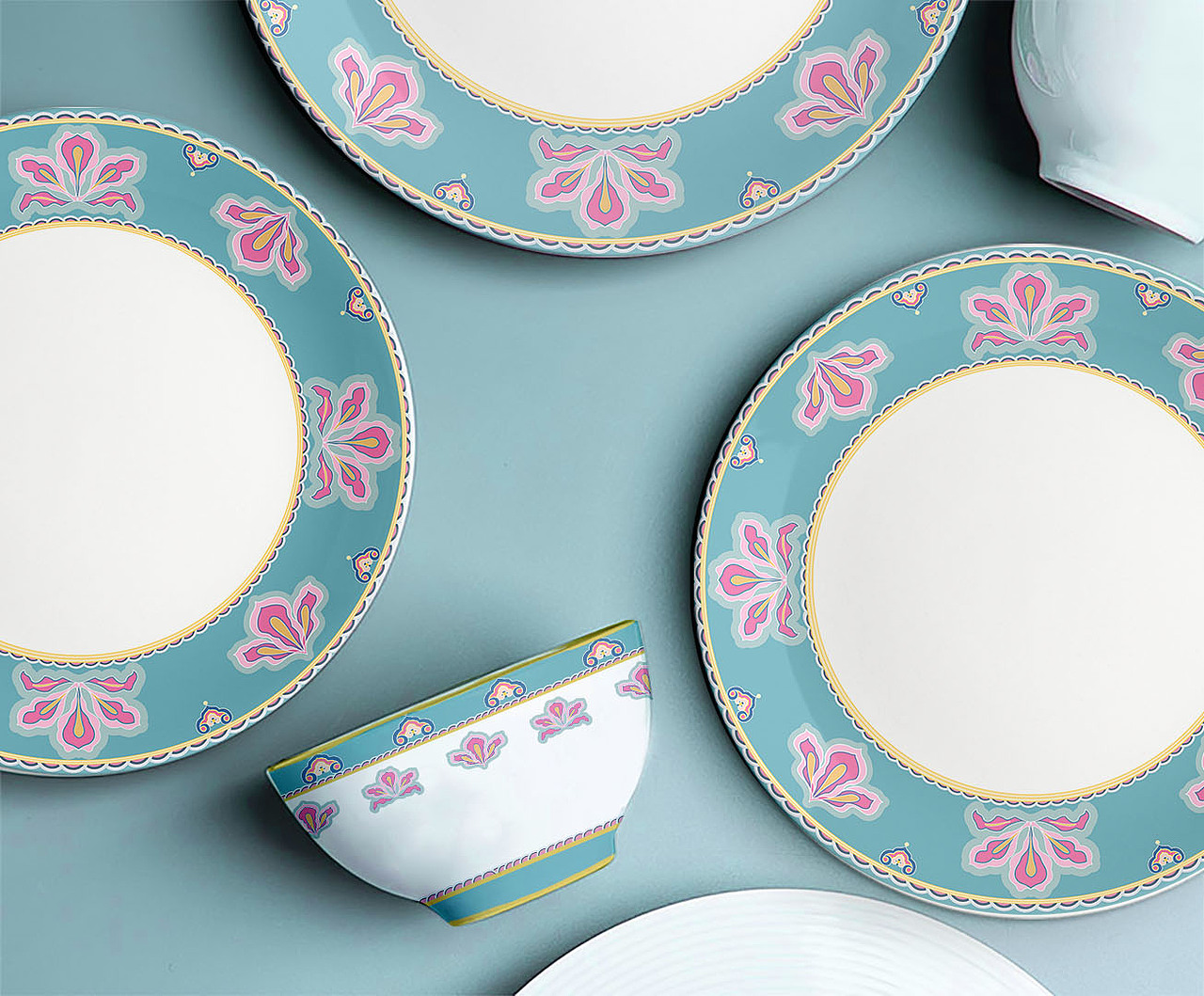 餐具纹饰设计花纹图案文创设计