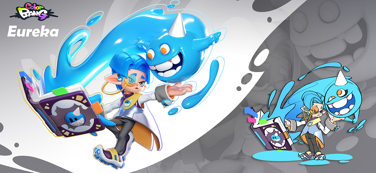 游戏项目colorbang3（图ZMzc3ODMxNTAw） - 游戏原画 - 站酷设计师西音那原创素材 - 站酷ZCOOL