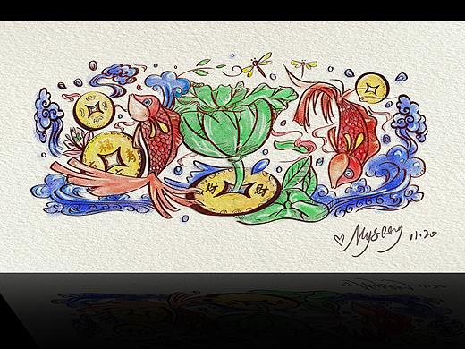 《如意》苗族刺绣图案摄影--学生