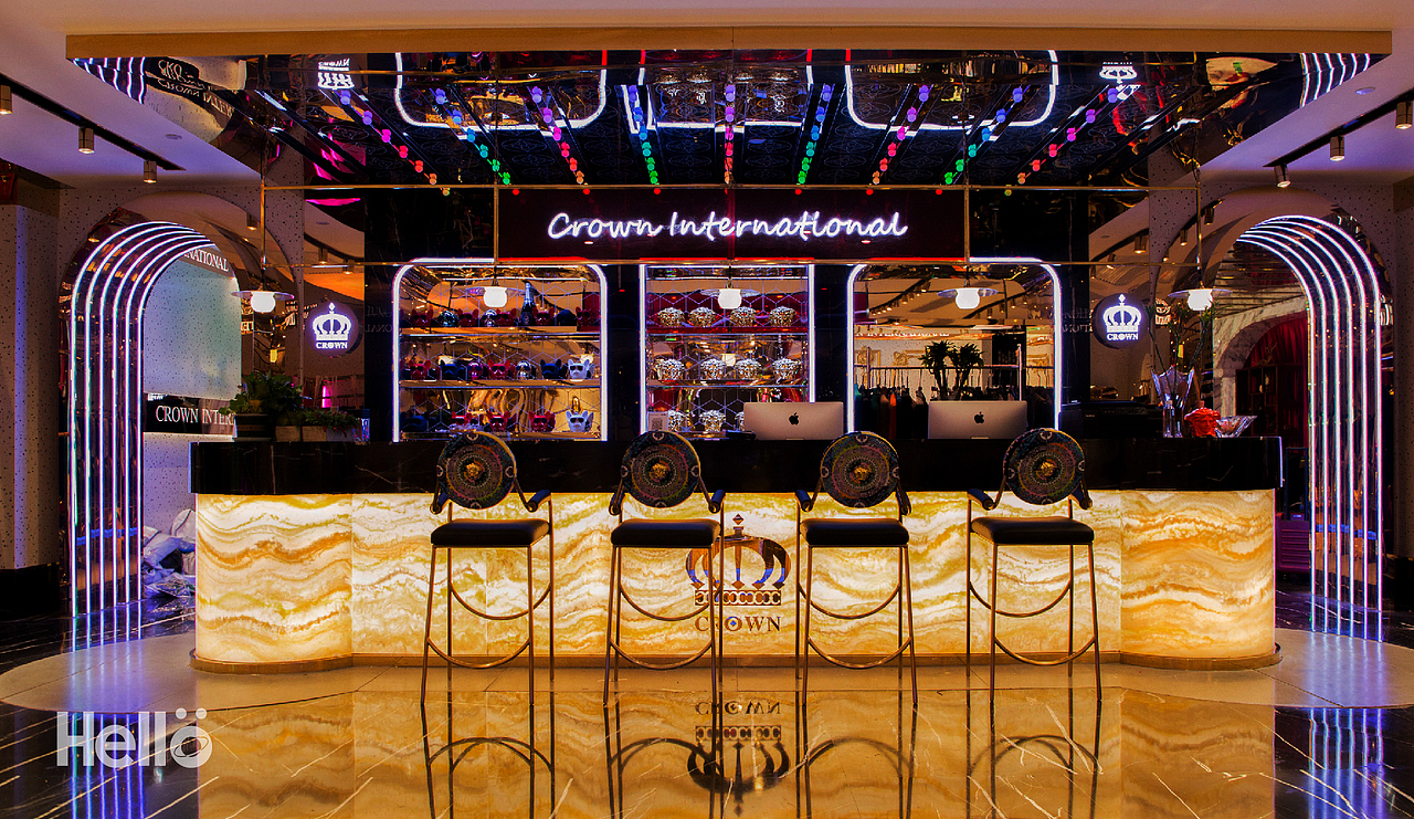 哈喽设计 | 美银服装直播间空间设计