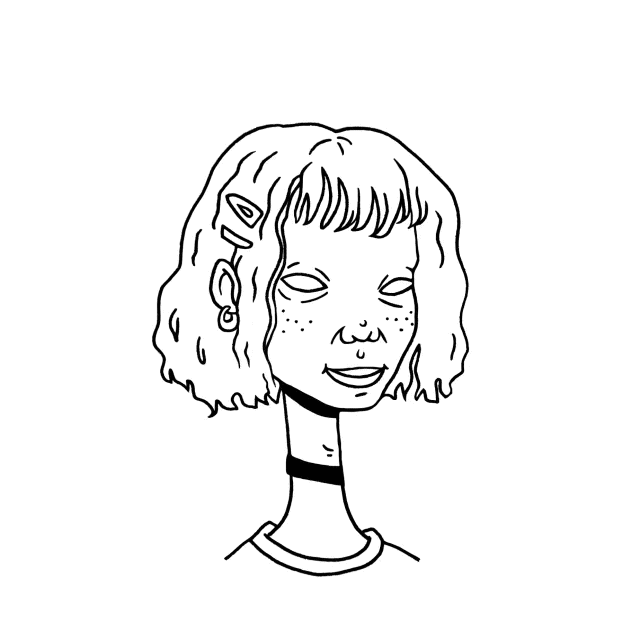 手绘 | 可爱的人 丑丧的画