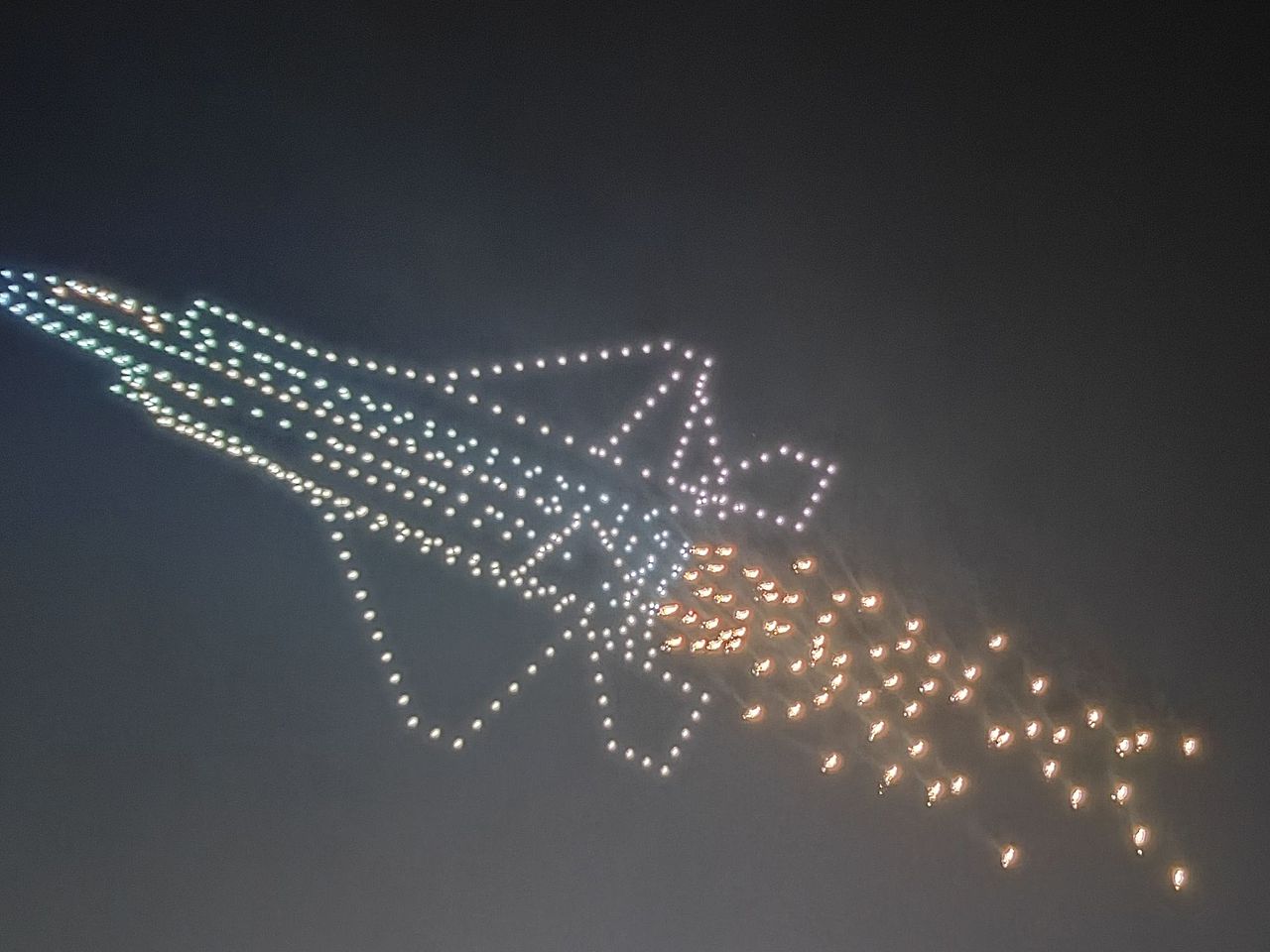 千架无人机表演🛩️🛩️🛩️