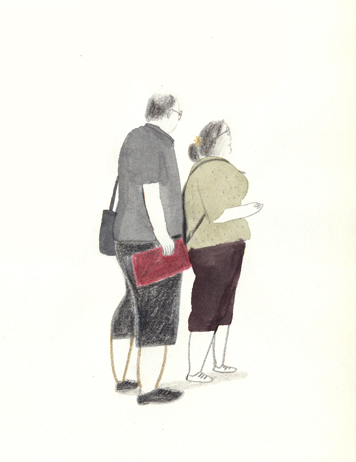 人来人往（图ZNTkxNTc2NjQ=） - 商业插画 - 站酷设计师_ddni原创素材 - 站酷ZCOOL