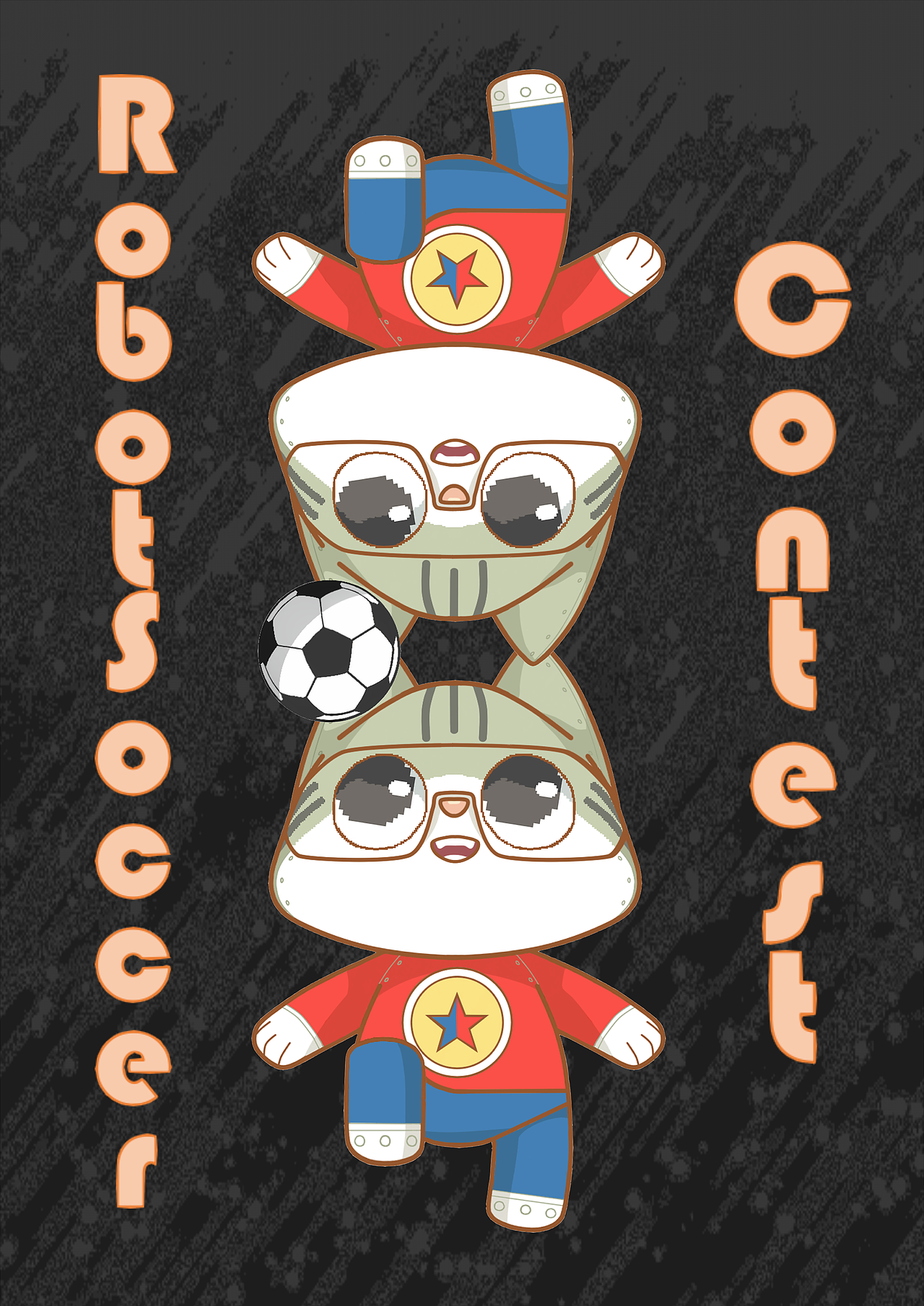 机器人足球大赛海报