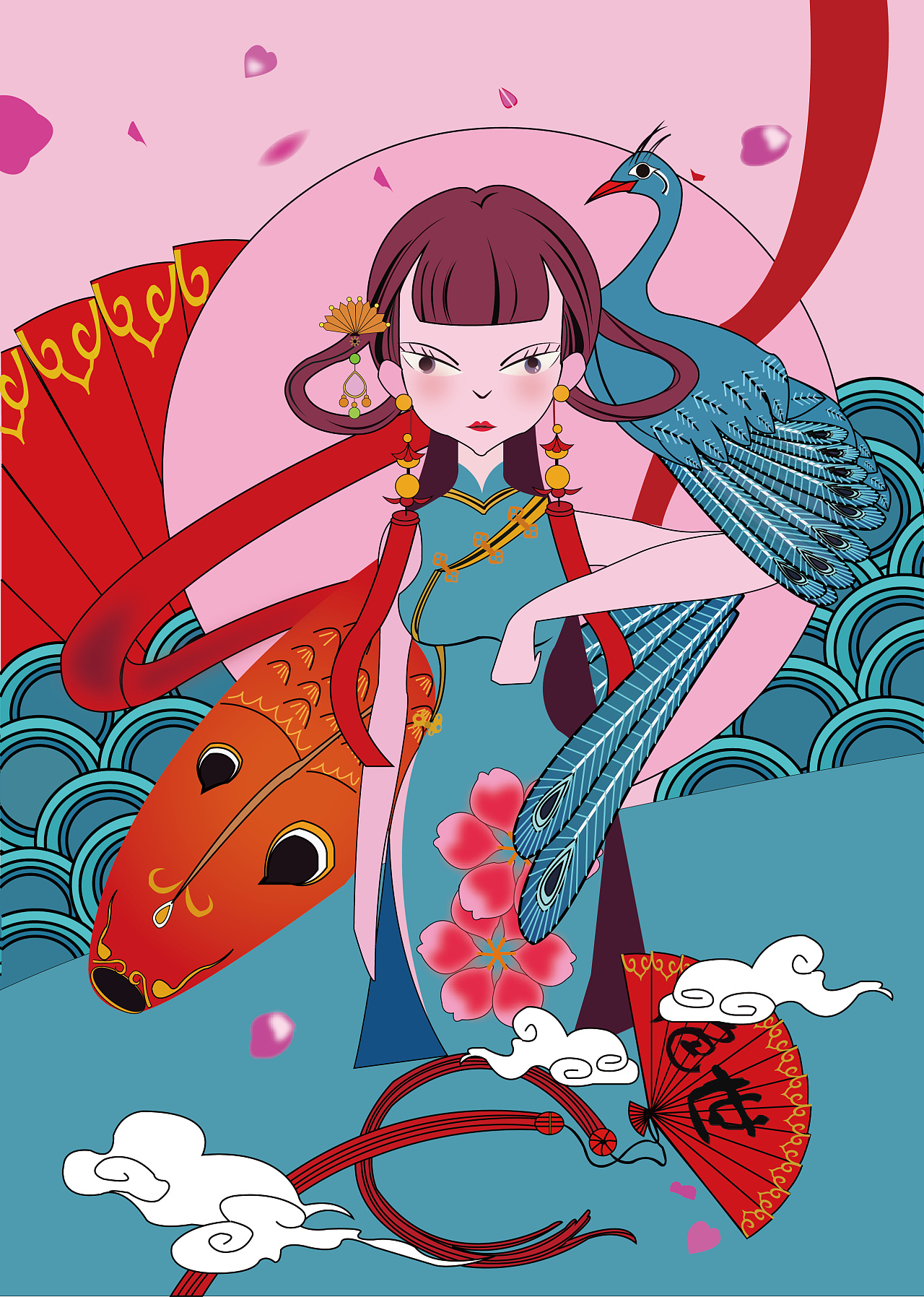 插画|插画|创作习作|风浪没平息 - 临摹作品 - 站酷 (zcool)