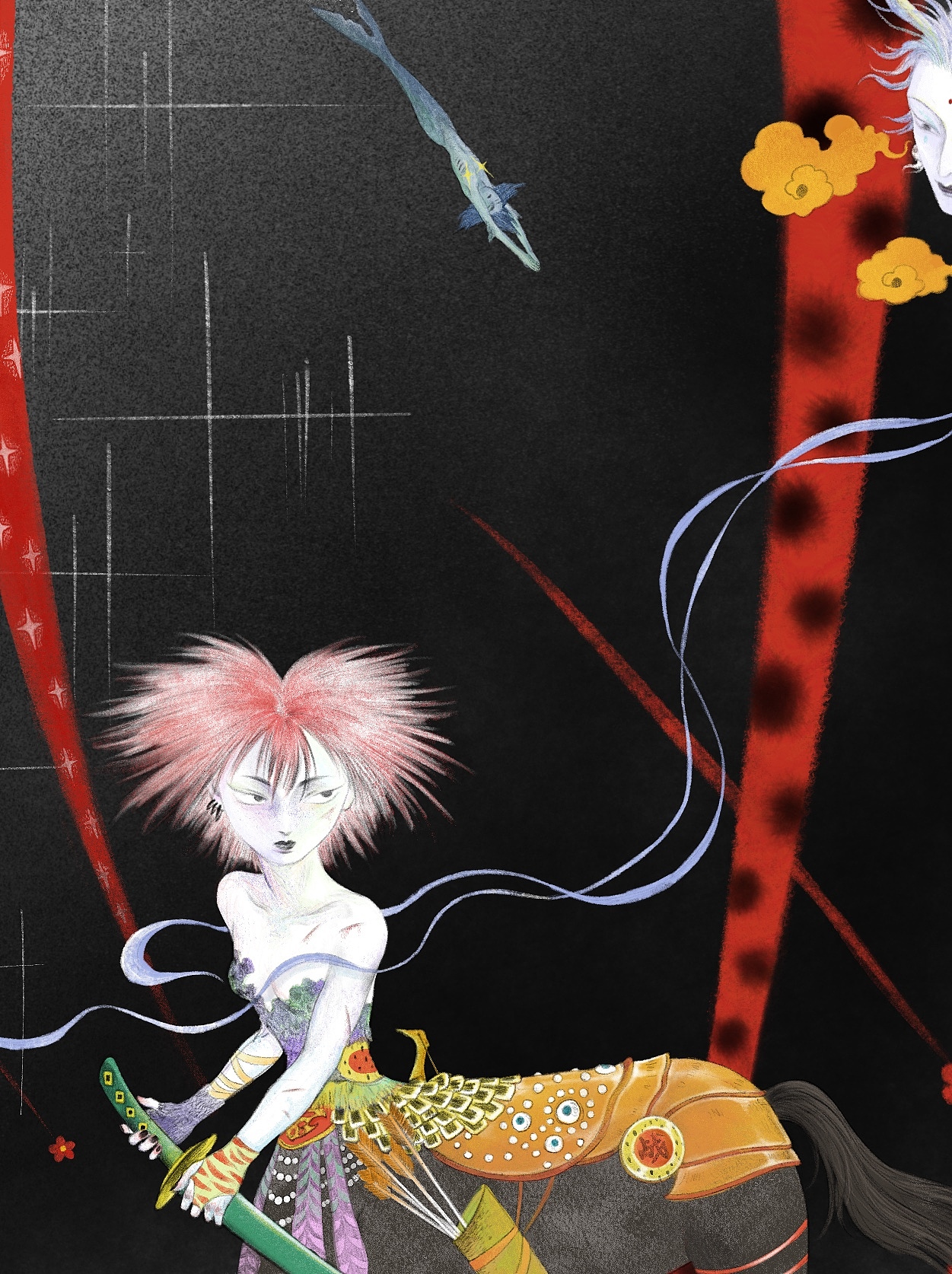 🐛（图ZMjkwMjIzNDA4） - 创作习作 - 站酷设计师噩尾蝶野原创素材 - 站酷ZCOOL