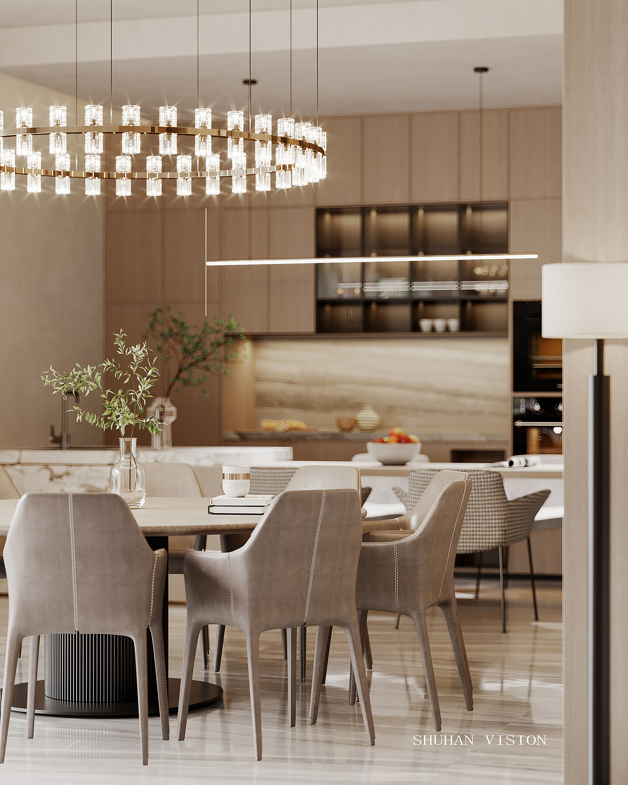 樾澜庭 | 现代风格别墅（图ZMjYwNDg2NDI4） - 家装设计 - 站酷设计师一只兔子_原创素材 - 站酷ZCOOL