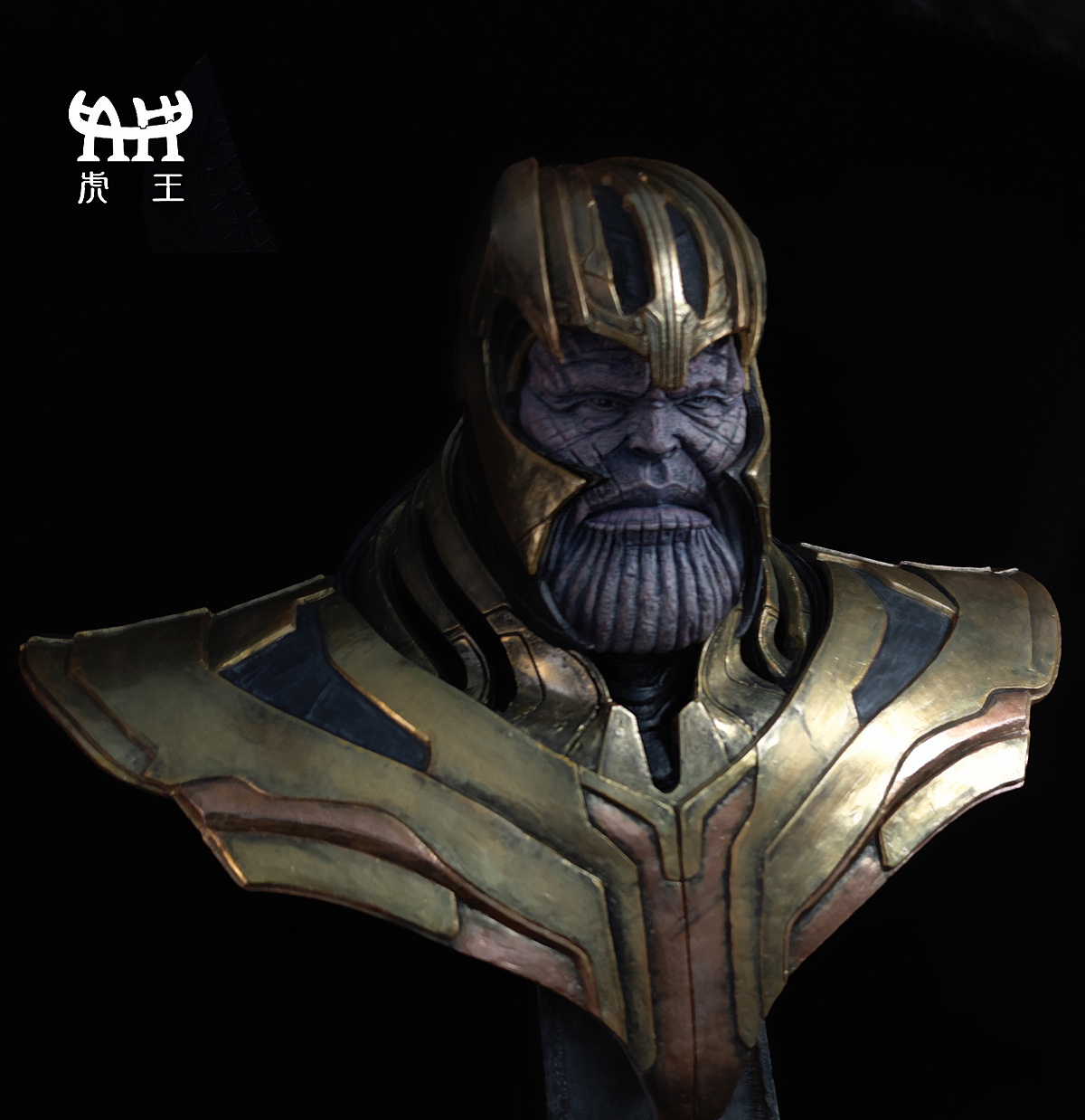 灭霸手办 半身雕像|手工艺|手办/模玩|虎王工作室 - 原创作品 - 站酷