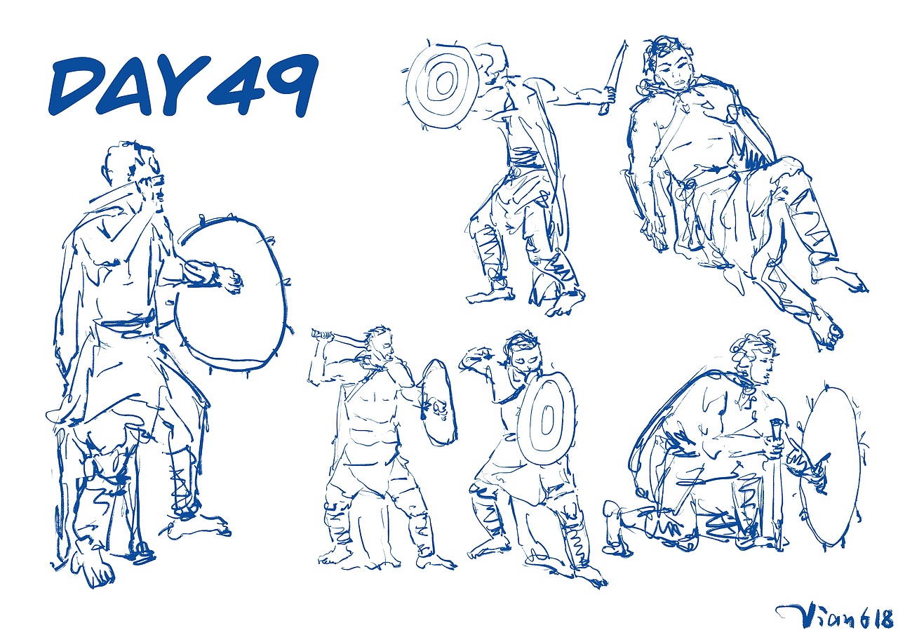 小零君60天人物速写打卡（图ZMjYwNTMzNTAw） - 创作习作 - 站酷设计师Vvviannn原创素材 - 站酷ZCOOL