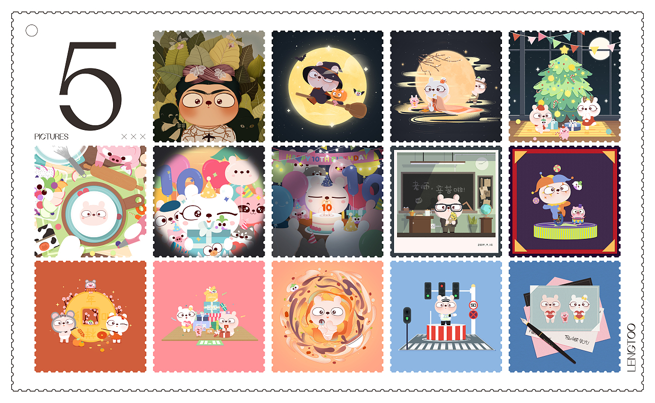 插画作品部分集（图ZMjkzMTE4MjA4） - 艺术插画 - 站酷设计师嗑瓜子不原创素材 - 站酷ZCOOL