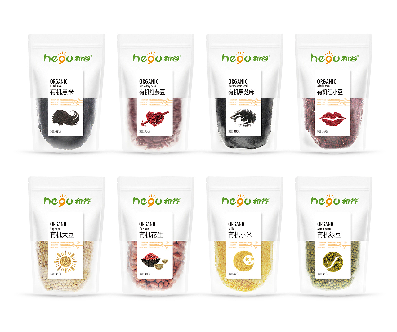 和谷 有机杂粮包装设计