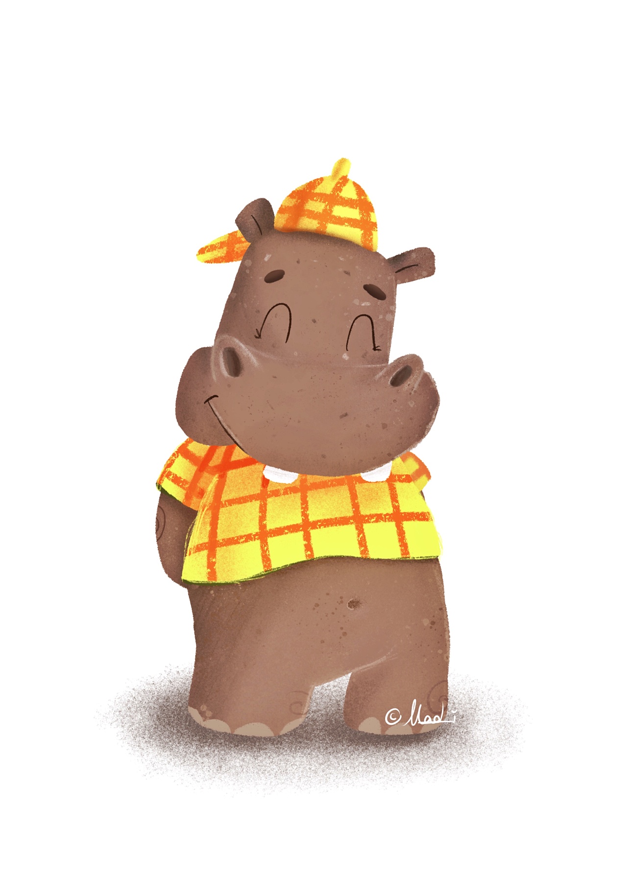 河马酱|插画|创作习作|maoli_ - 原创作品 - 站酷 (zcool)