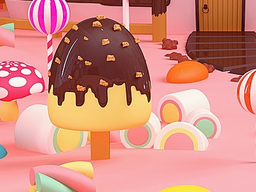 糖果屋三维-其他三维张动动3年前f18糖果屋三维-动画/影视浮柔3那前